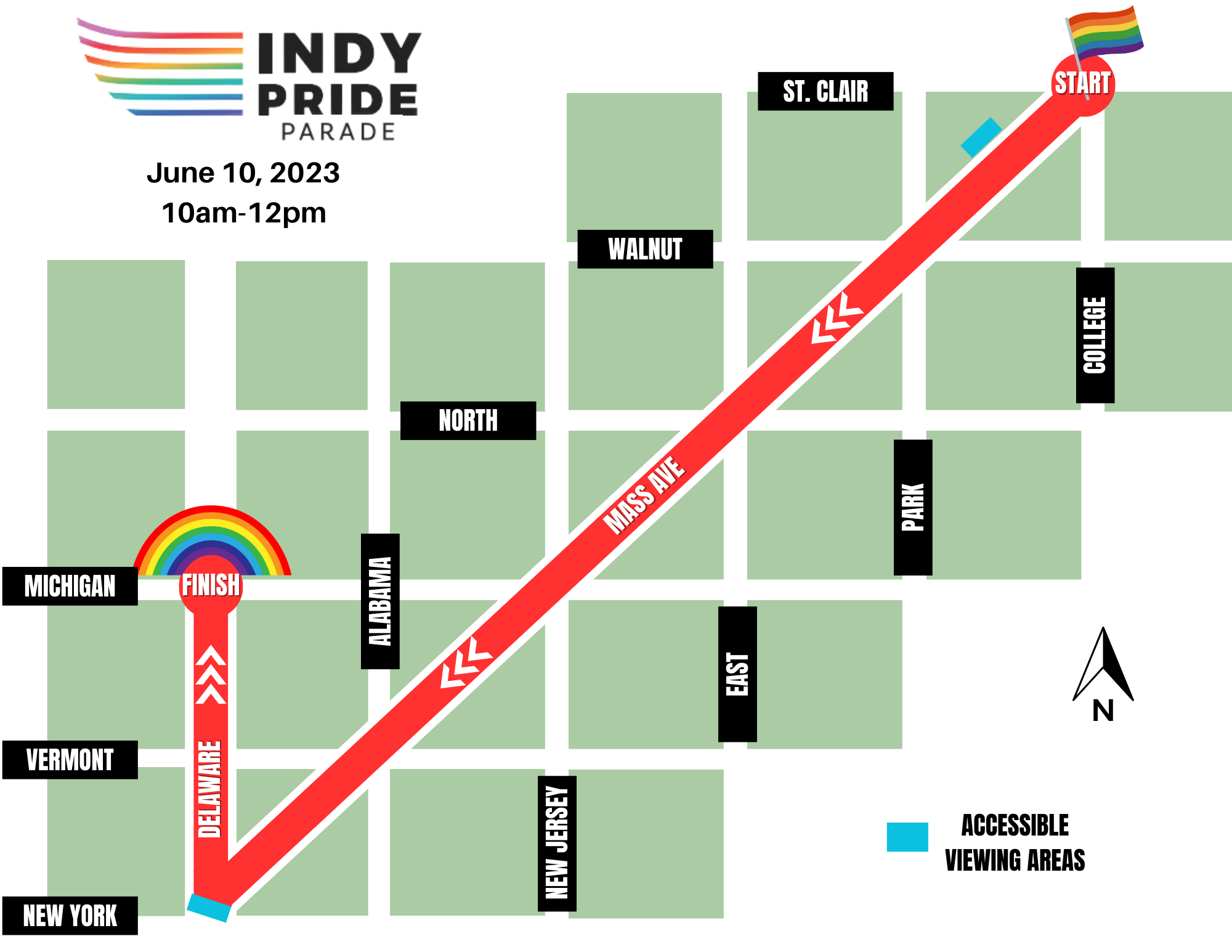 2023 Parade Route Map 1 