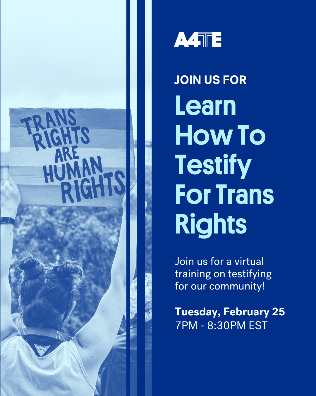 How to Testify for Trans Rights Training