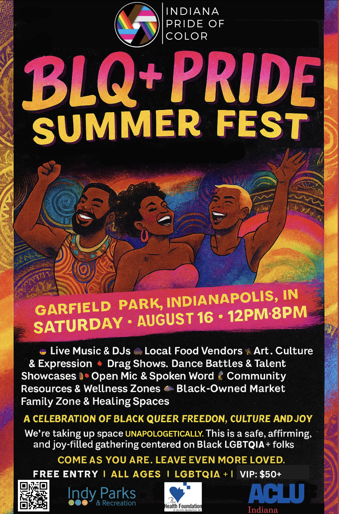 Indiana Pride of Color – BLQ+ Pride Summer Fest 2025!