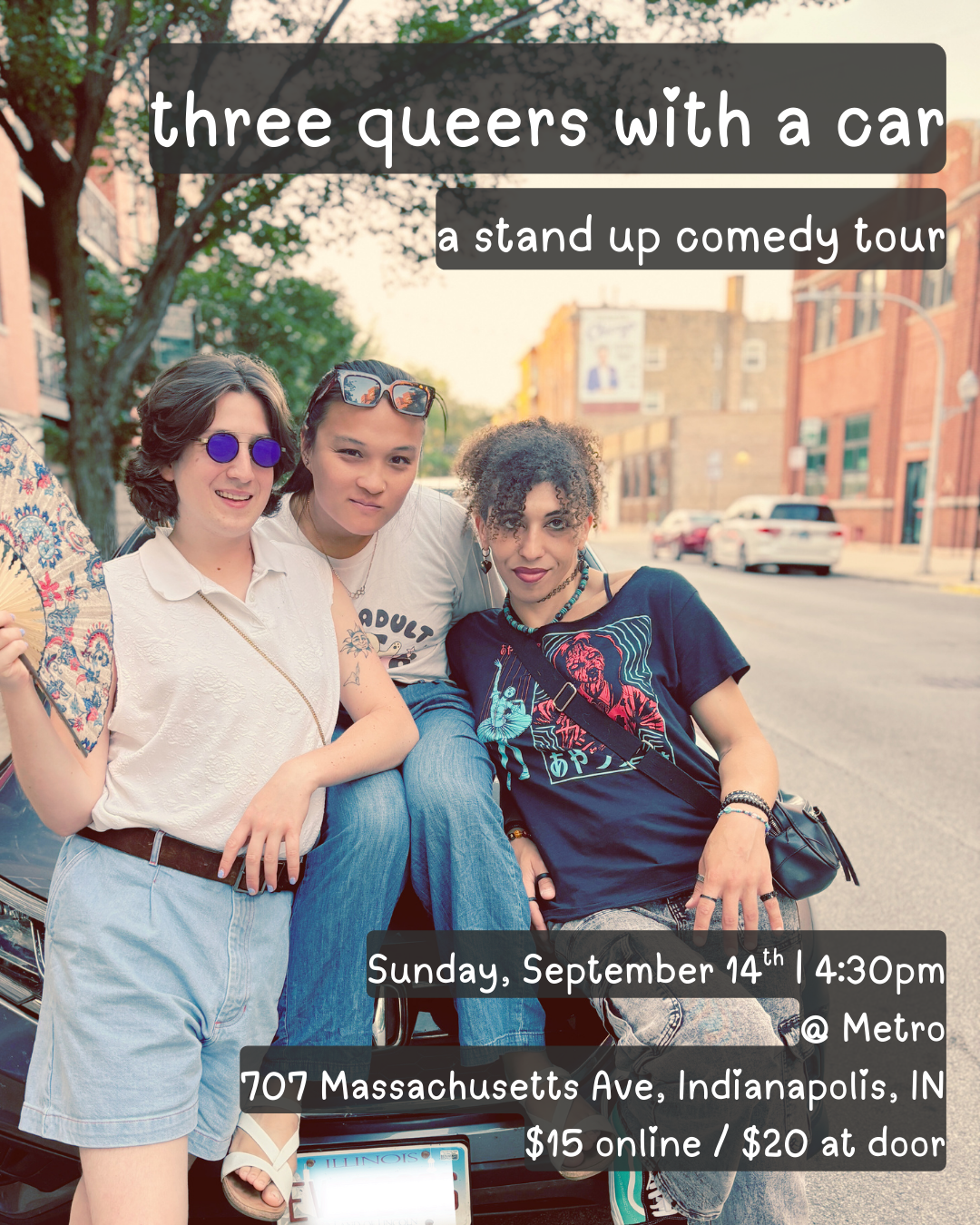 Three Queers with a Car: a Comedy Tour