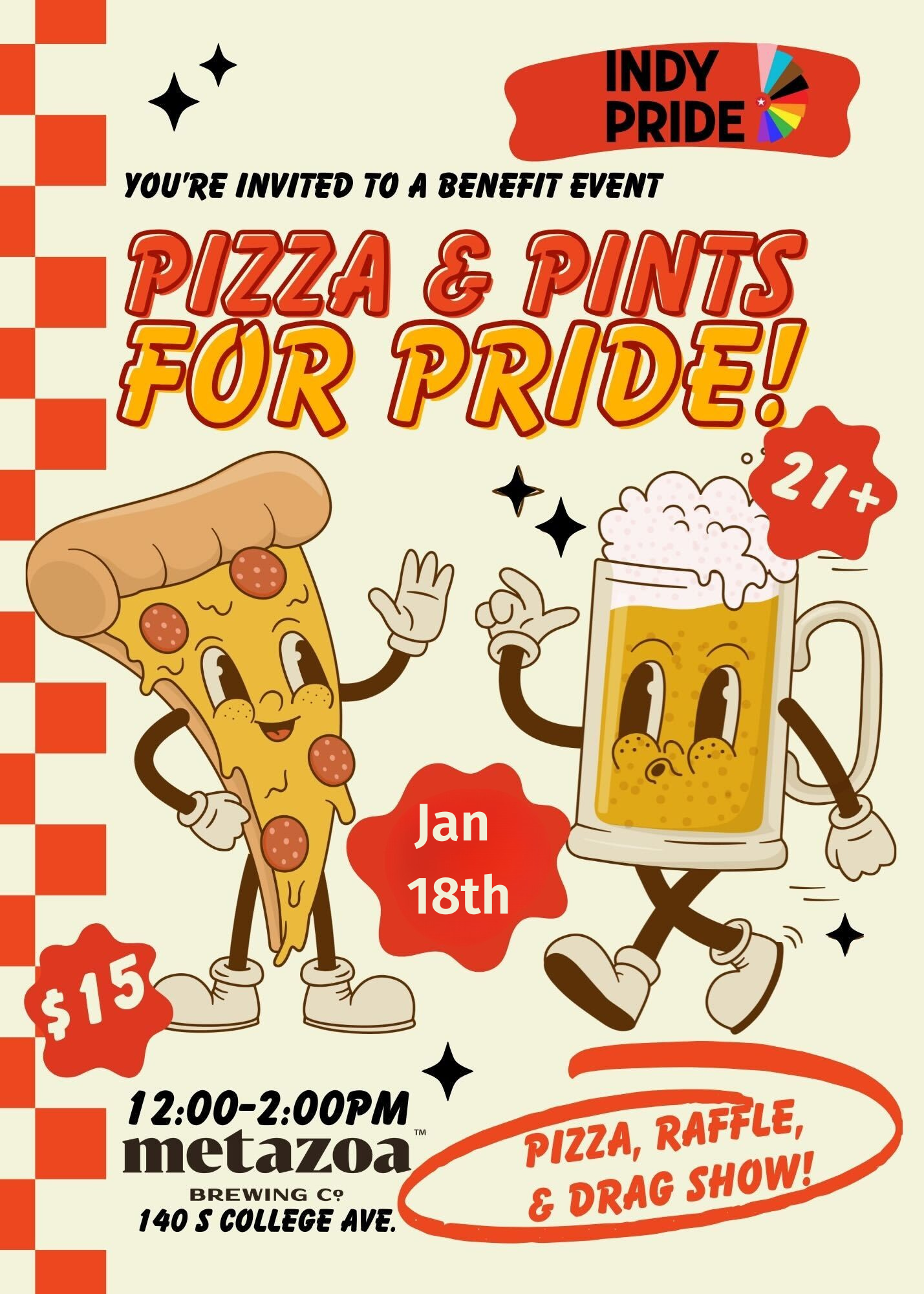 Pizza and Pints for Pride